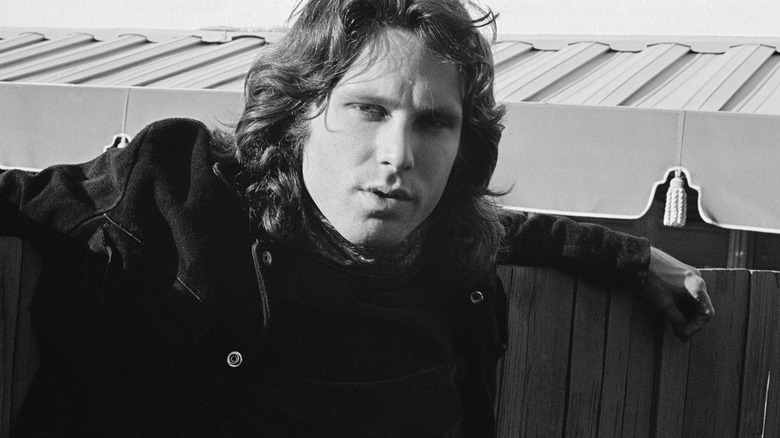 Jim Morrison posing