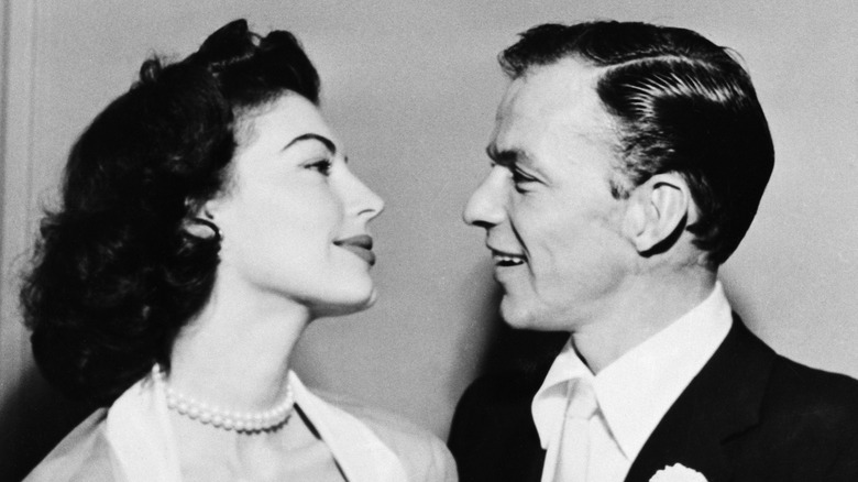 Frank Sinatra and Ava Gardner romantic 