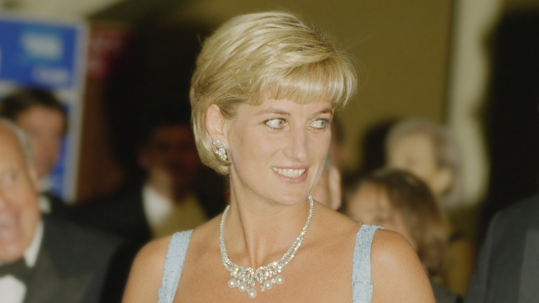 Princess Diana at an event in 1997