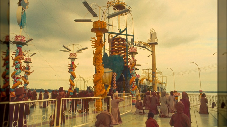 Floating temple of the Coconut Religion