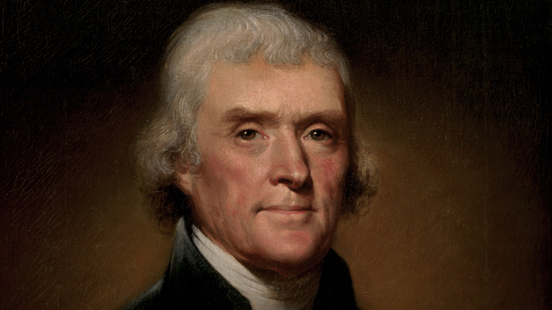 Thomas Jefferson portrait suit