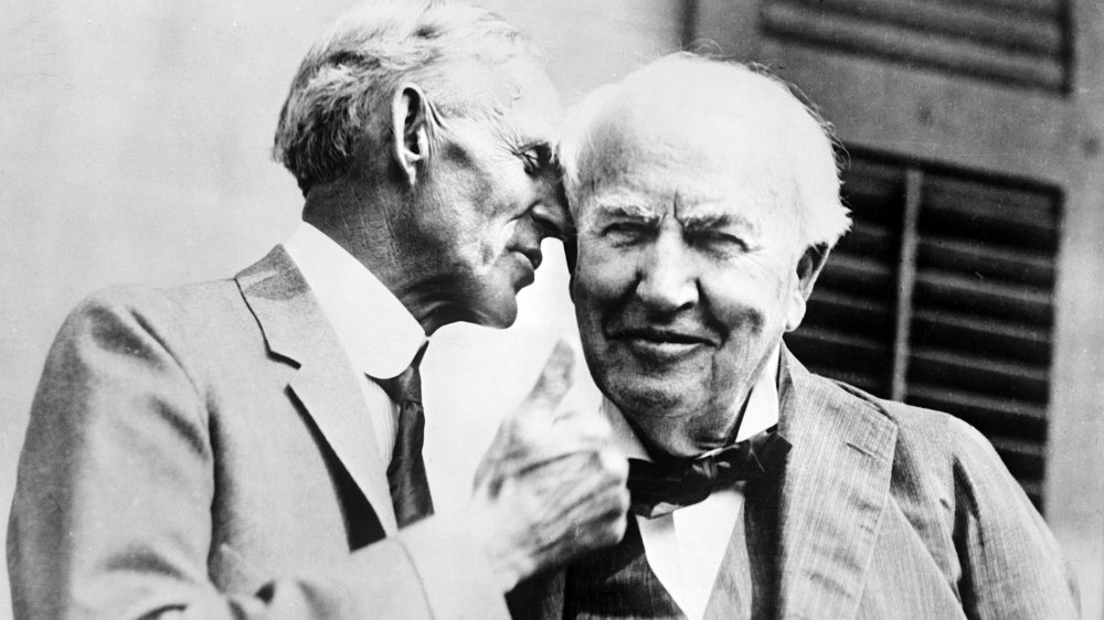 Thomas Edison and Henry Ford in 1934