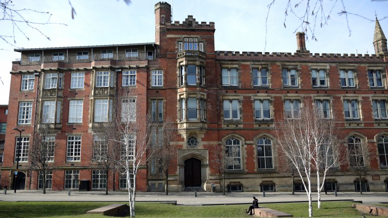 Chetham school old red brick building exterior