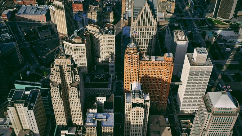 nyc skyline from above