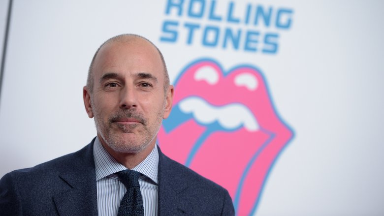 matt lauer at a rolling stones event