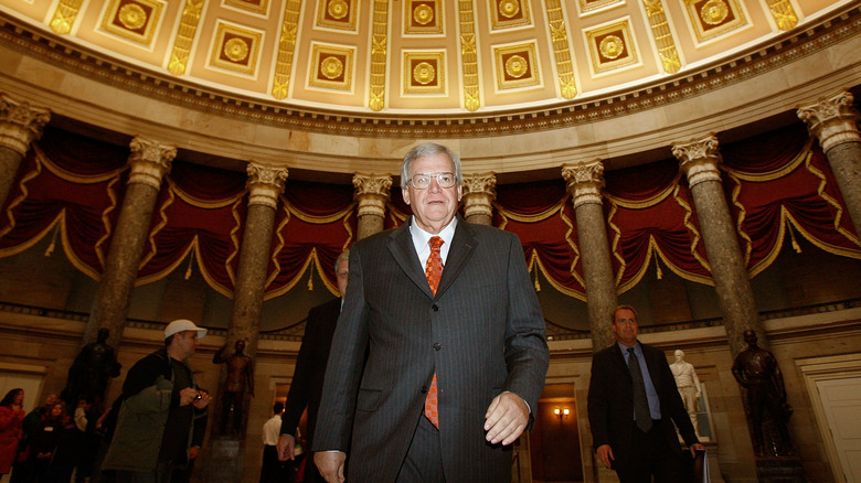 Dennis Hastert walking through the Capitol