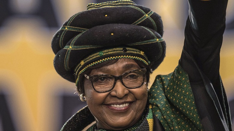 winnie mandela smiling 