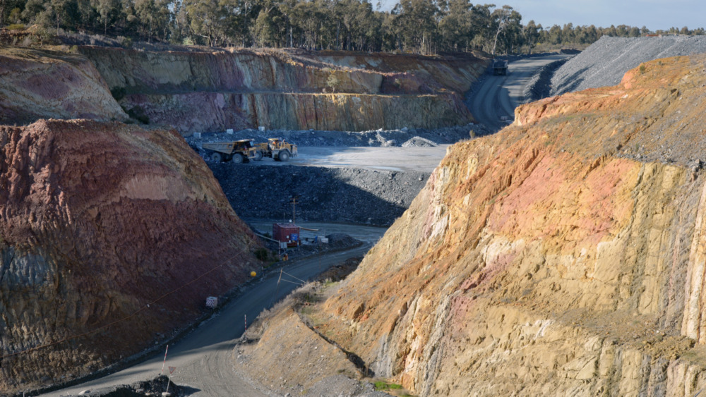 Gold mining trucks