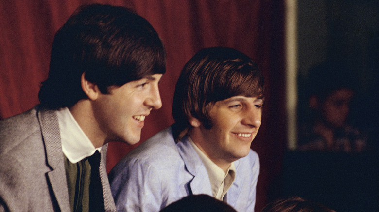 McCartney and Starr smiling