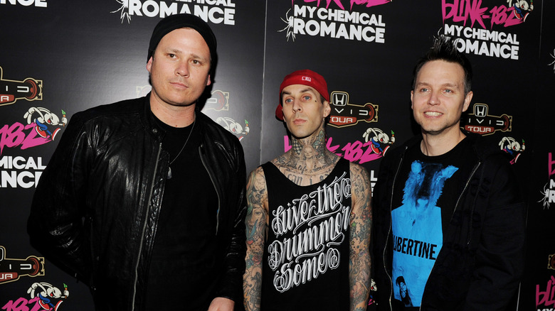 Tom Delonge, Travis Barker, Mark Hoppus 