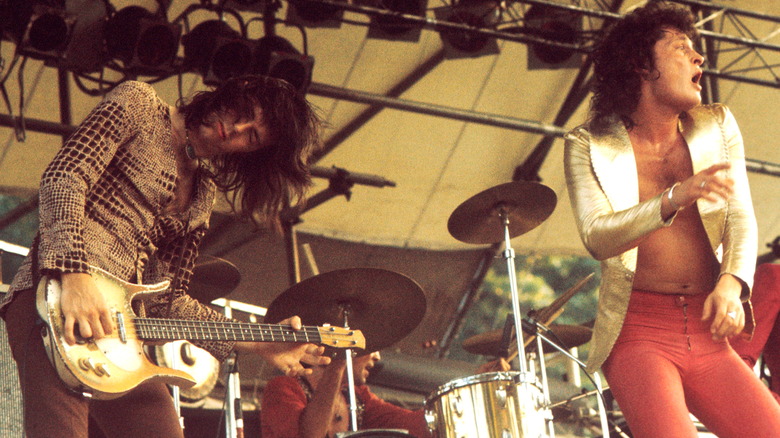 Golden Earring plays on stage in 1974