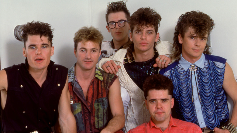 Press photo of INXS in 1984