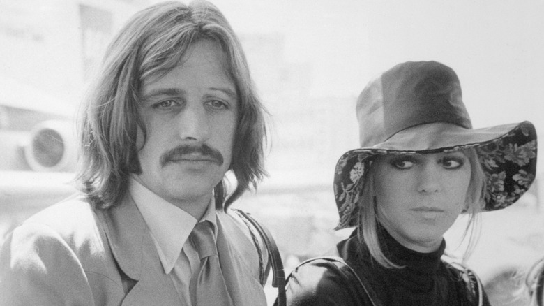 ringo starr frowning maureen cox in hat