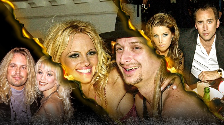 Vince Neil and Heidi Mark, Pamela Anderson Kid Rock, Lisa Marie Presley and Nic Cage