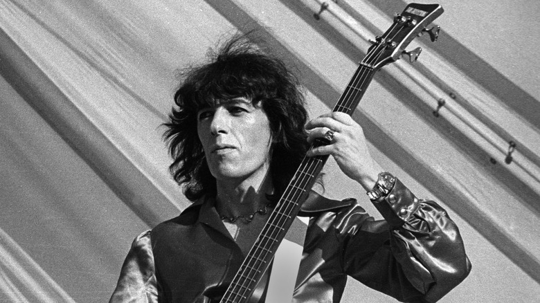 Bill Wyman playing bass