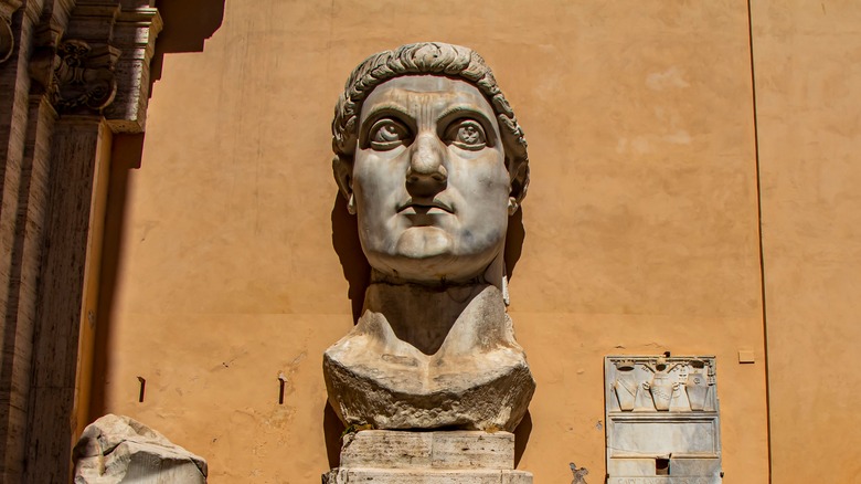 bust of the emperor Constantine