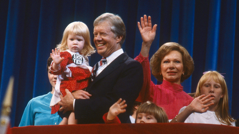 Jimmy and Rosalynn Carter and family