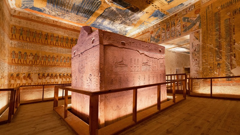 King Tut's tomb interior