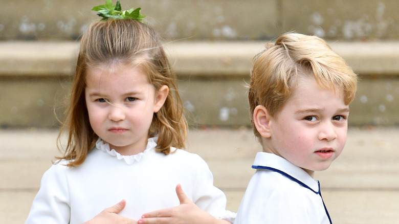 Princess Charlotte and Prince George