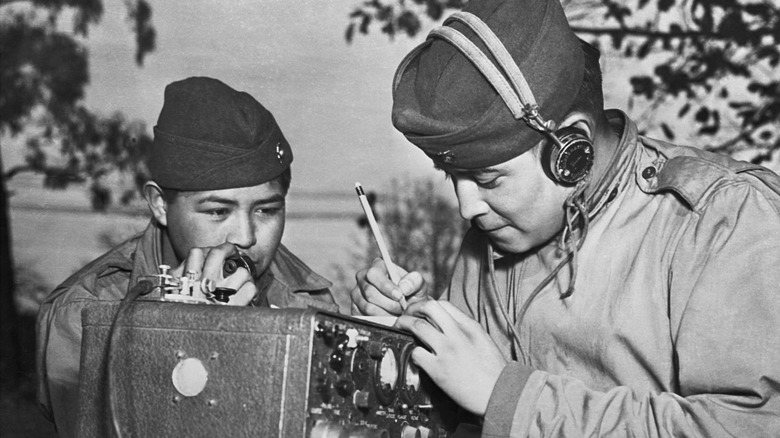 Two WWII Code Talkers