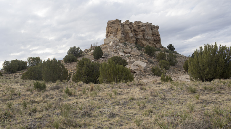 A high rocky hill in Texas