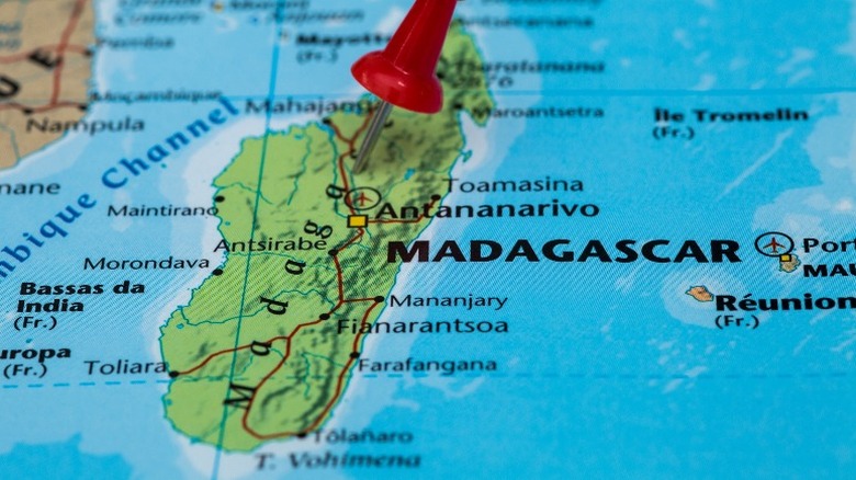 map of Madagascar