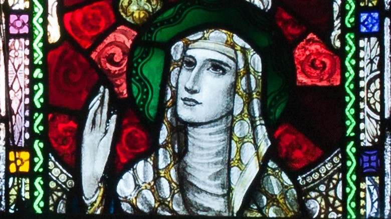 St. Ita of Limerick stained glass window