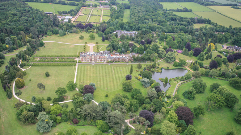 Sandringham Estate aerial view