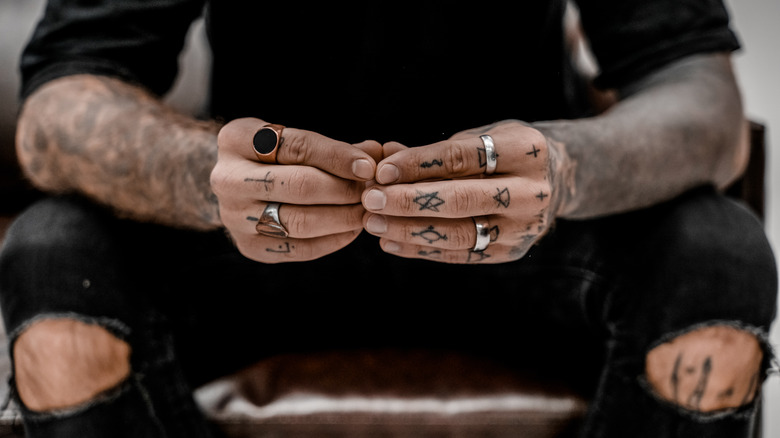 A person with tattoos