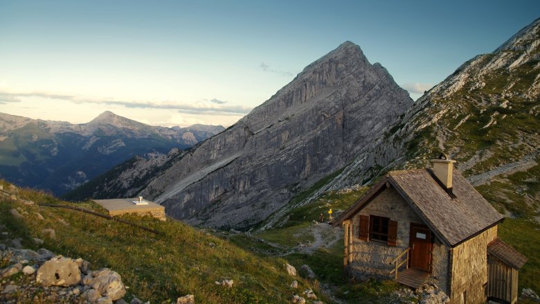 cabin in mountains