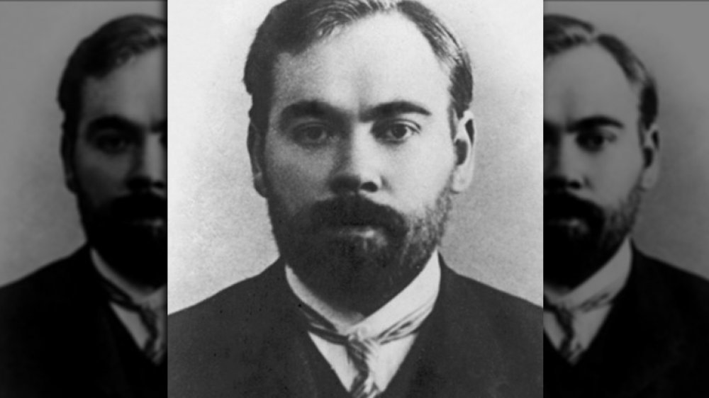 A photograph of Russian scientist Alexander Bogdanov.