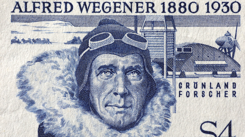 stamp of alfred wegener