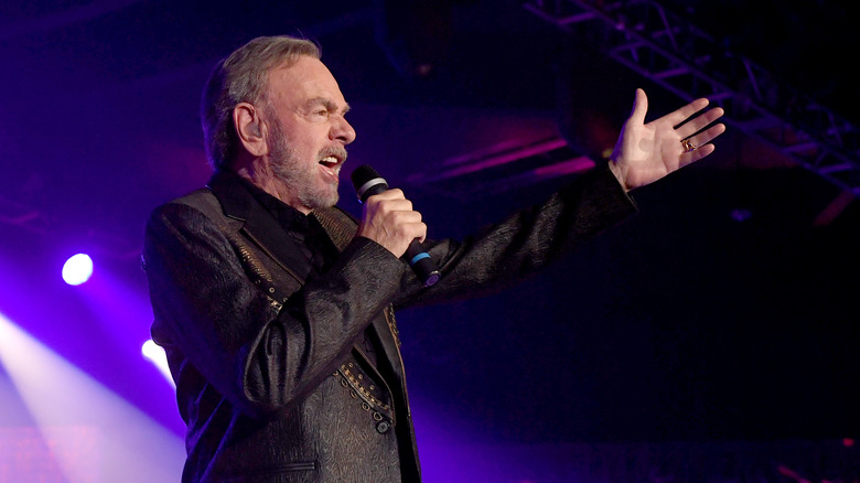 Neil Diamond on stage