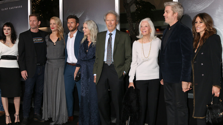 Clint Eastwood family movie premiere