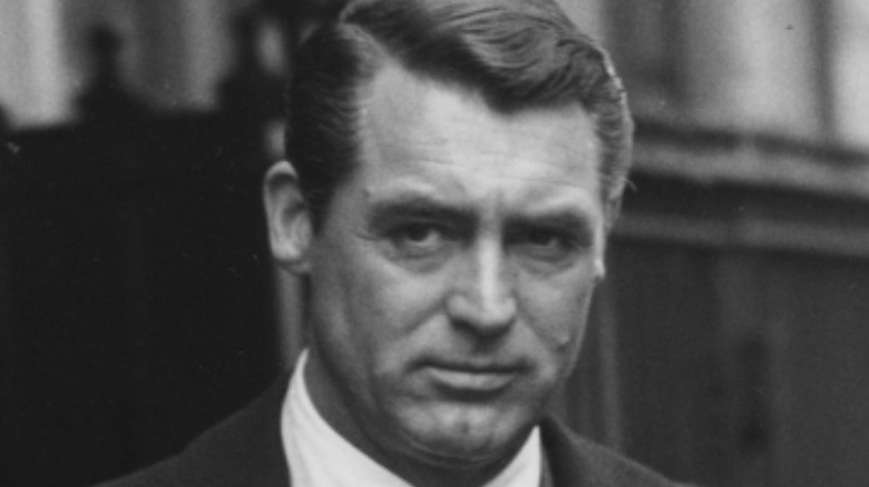 Carey Grant staring to side