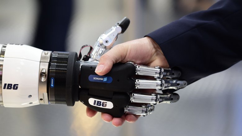 robot handshake