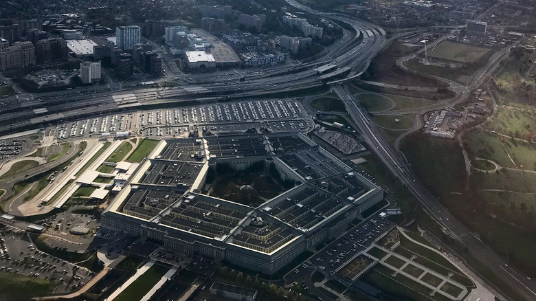 Pentagon aerial view sunny