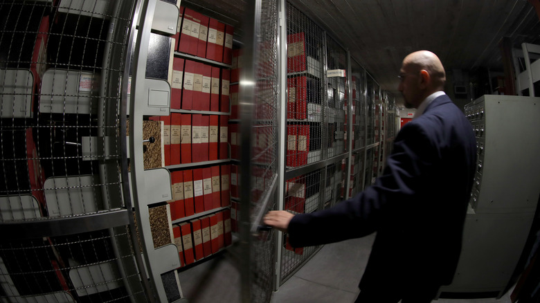 an employee in the vatican secret archives