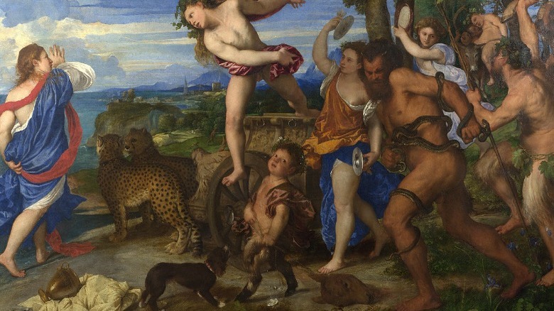 Titian's Bacchus and Ariadne full painting