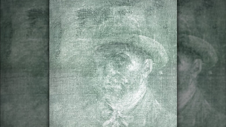 X-rayed self-portrait of Van Gogh