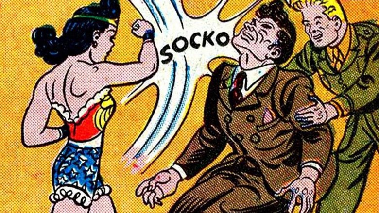 wonder woman punch harassment