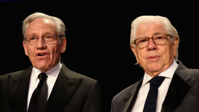 Bob Woodward and Carl Bernstein speaking