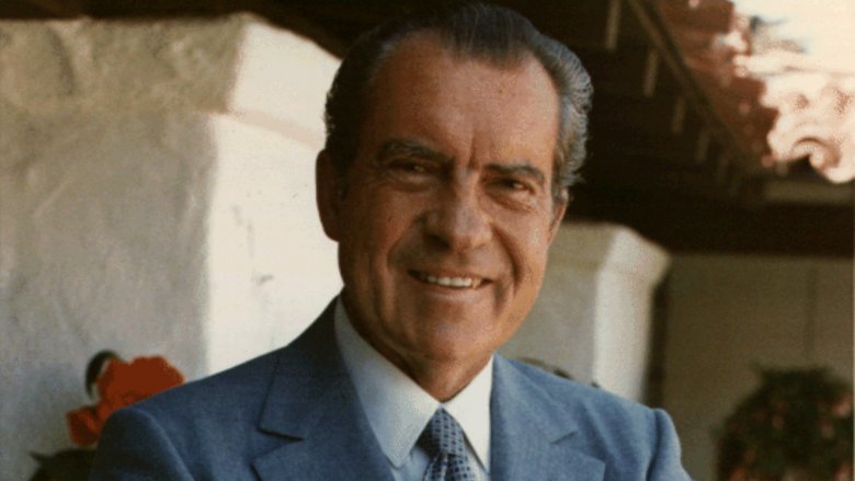 Richard Nixon smiling