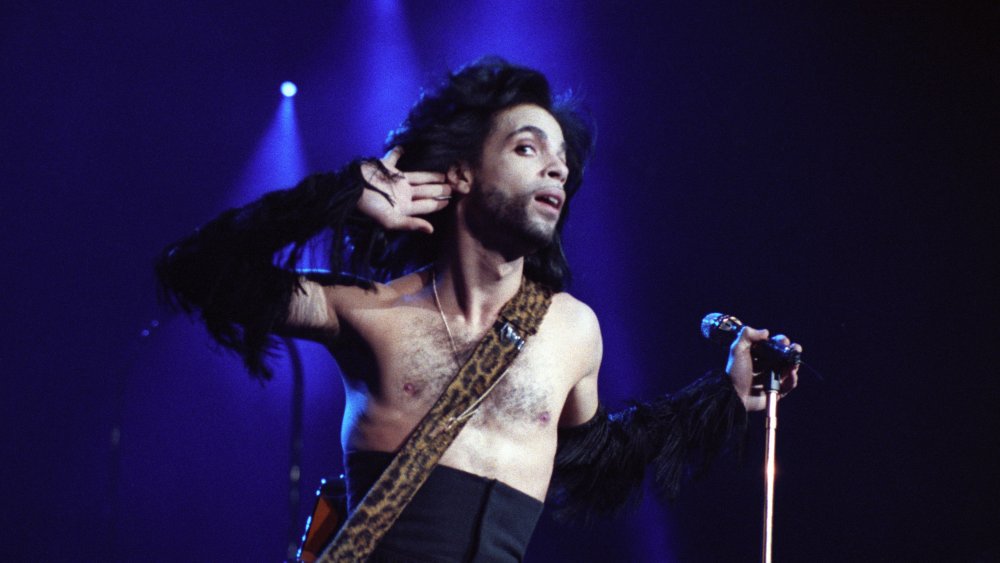 Prince onstage