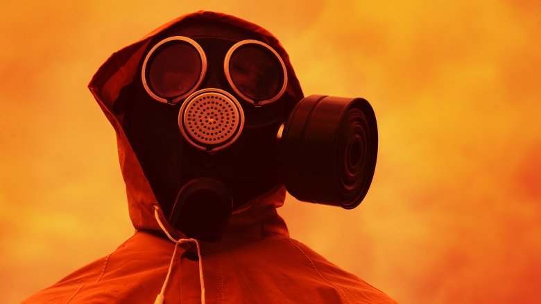 radioactive gas mask