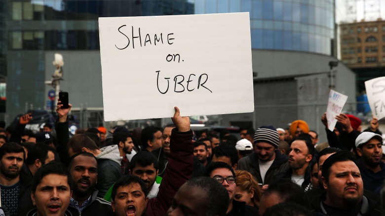 uber protest