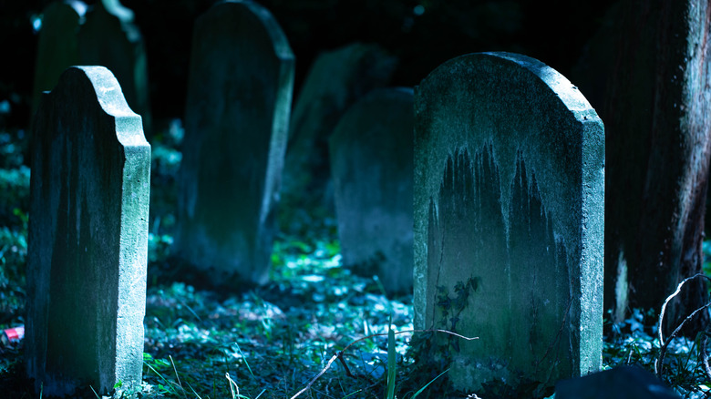 Creepy cemetery