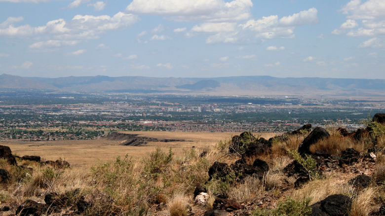 View of Albuquerque from West Mesa.