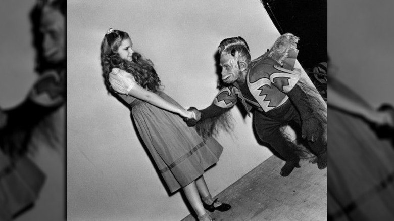 Dorothy and flying monkey