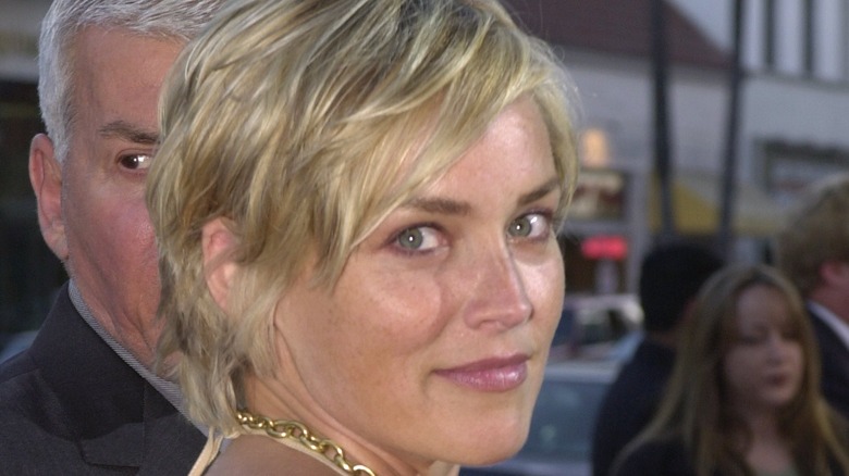 Actress Sharon Stone in 2001